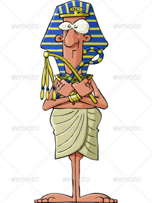 Ancient Egyptian Pharaoh Cartoon