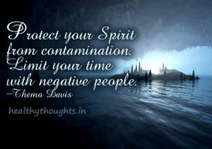 Davis quotes-protect your spirit from contamination-limit your time ...