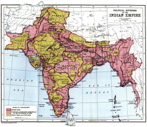 Map of India. Scan of 2 d images in the public domain believed to be ...