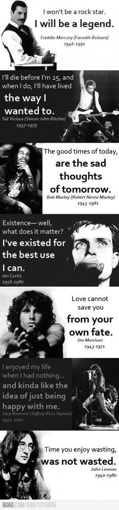 Some awesome rock quotes