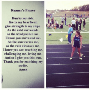 love this prayer for track
