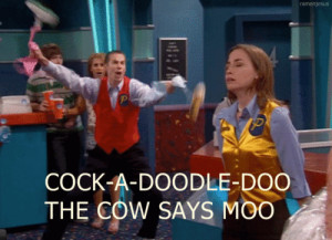 The Cow says Moo - drake-and-josh Fan Art