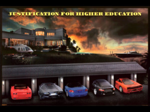 Justification for Higher Education 3-D Lenticular Poster