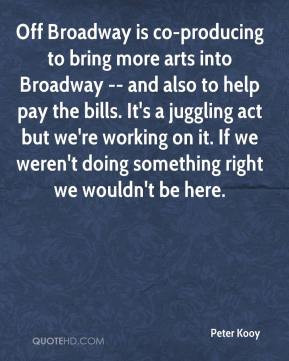 Kooy - Off Broadway is co-producing to bring more arts into Broadway ...