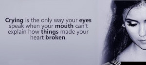 broken heart drawings in eye