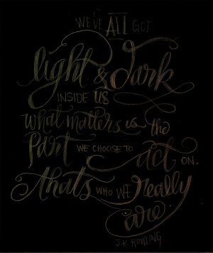 Jk Rowling quote by Abby Naval, via Flickr