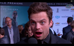Sebastian Stan LAUGH TAG i'm peeing Marvel cast captain america family ...