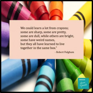 ... nice to all the crayons because every crayon has feelings 10 have fun