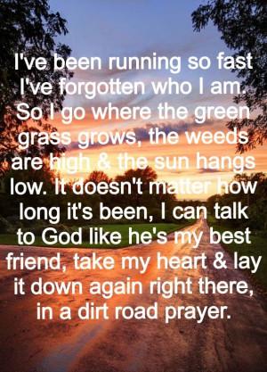 Dirt Road Prayer