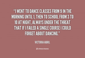Dance Class Quotes