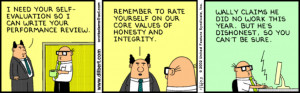 Performance Evaluations Cartoon Dilbert