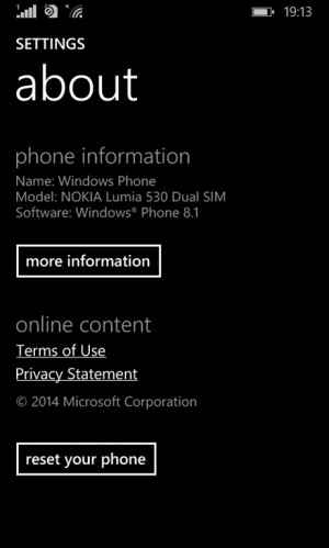 The Nokia Lumia 530 runs Windows Phone 8.1, which was unveiled back in ...