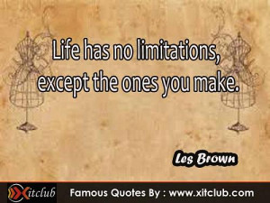You Are Currently Browsing 15 Most Famous Quotes By Les Brown