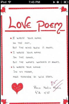Love the poem. I wrote it and I'm giving it to my boyfriend for ...