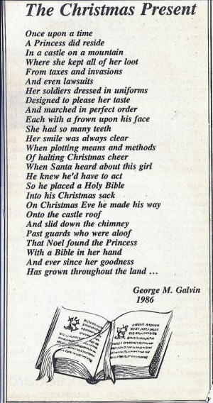 This poem thank about a princess and her solider and their wishes on ...