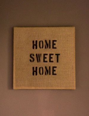 Home Sweet Home - Quotes on Canvas
