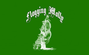Flogging Molly Sailor green Background
