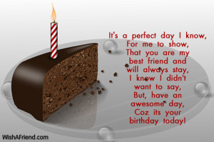 Best Friend Birthday Quotes For Facebook ~ Birthday Wishes For Friends