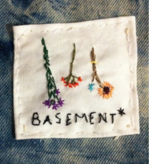handmade basement patch by me, design inspired by a photo i came ...