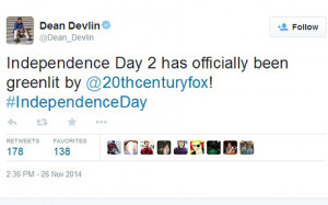 Independence Day 2 confirmed, without Will Smith