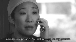 Cristina Yang #Greys Anatomy #Grey's Anatomy #my person #mine