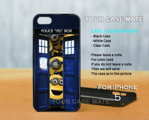 Despicable Me Minion Police Book Tradis , iPhone 5 Black Case Cover ...