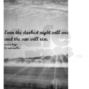 Victor Hugo Sun Rise Greeting Card on CafePress.com