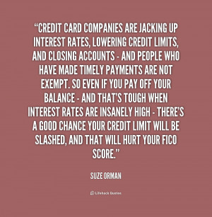 Quote About Credit Cards