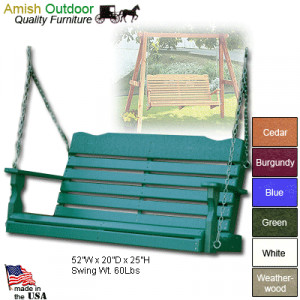 Amish Outdoor Westchester Porch Swing