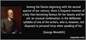 Among the Diaries beginning with the second quarter of our century ...
