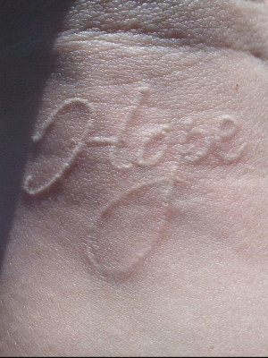 Cool White Ink Tattoos – Glam Bistro wrist tattoos