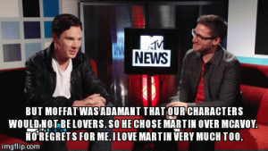 ... martin freeman Benedict Cumberbatch james mcavoy mtv interview special