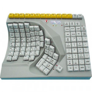 Left-Handed | Maltron Left-handed Keyboard. This would be interesting ...