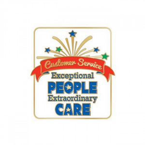 ... customer service staff appreciation exceptional service lapel pin