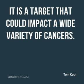 Tom Cech - It is a target that could impact a wide variety of cancers.