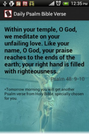Psalms Daily Bible Verses Free