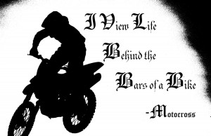 Dirt Bike Quotes And Sayings For Girls Motocross poster - dirt bike
