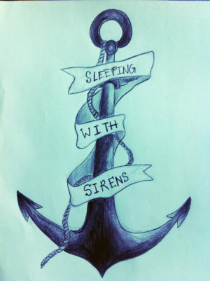 Sleeping With Sirens Logo Anchor Drawing Sleeping with sirens anchor ...