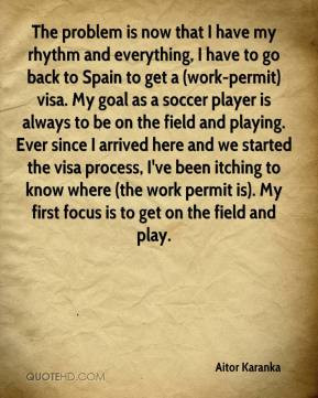 Aitor Karanka - The problem is now that I have my rhythm and ...