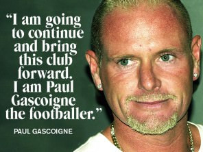 Paul Gascoigne The footballer