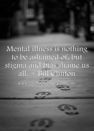 Bill Clinton on stigma