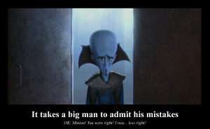 Megamind Poster - Mistakes by LindeRock