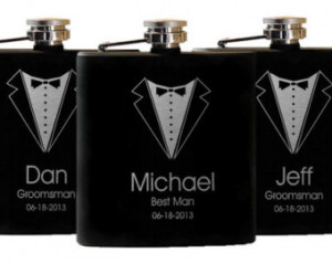 ... Flasks, Engraved Flasks, Custom Flasks, Best Man Flask, Groomsmen