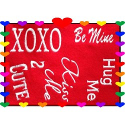 VALENTINE WORDS 5 - SAYINGS 2X2