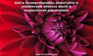... is unquestioned and absolute - George Eliot Quotes - StatusMind.com