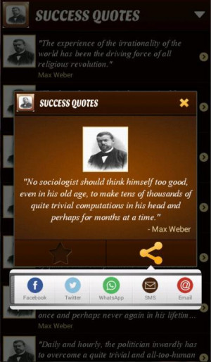 Max Weber Quotes - screenshot