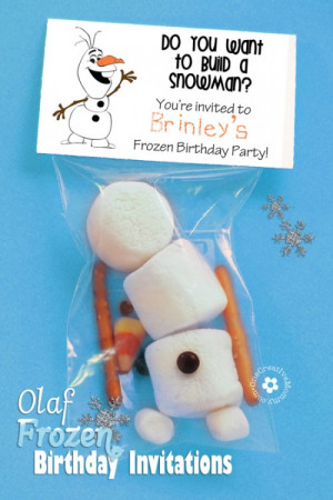 Olaf Frozen Party Invitations -- Do you want to build a snowman? {Free ...