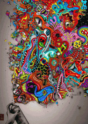 drugs Awesome psychedelic crazy colorful tripping faces good vibes ...