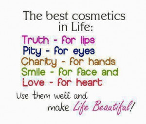 Cosmetics for real women.....Not sold in department stores.