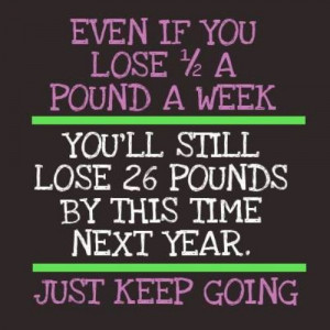 Just keep going